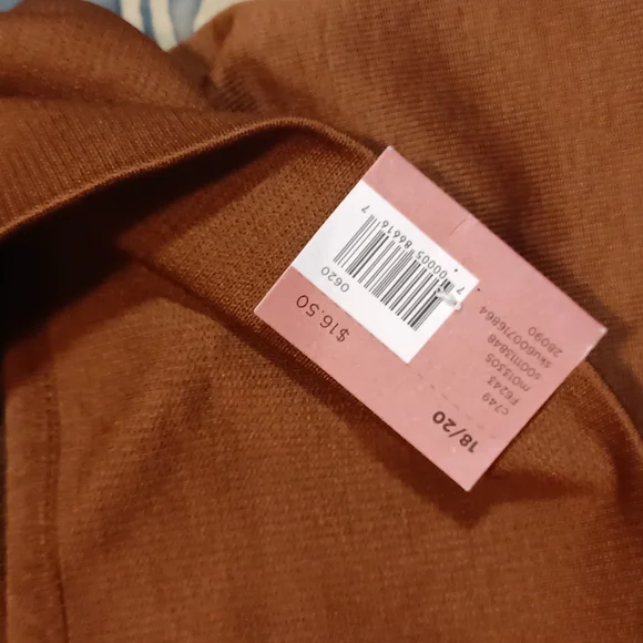 Cacique Brown High Waist Shorts with Seamless Design - Picture 6 of 10